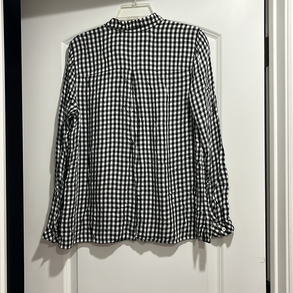 J Jill Gingham Top - Picture 7 of 7